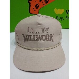 Vintage Lowes Snapback Hat Blue